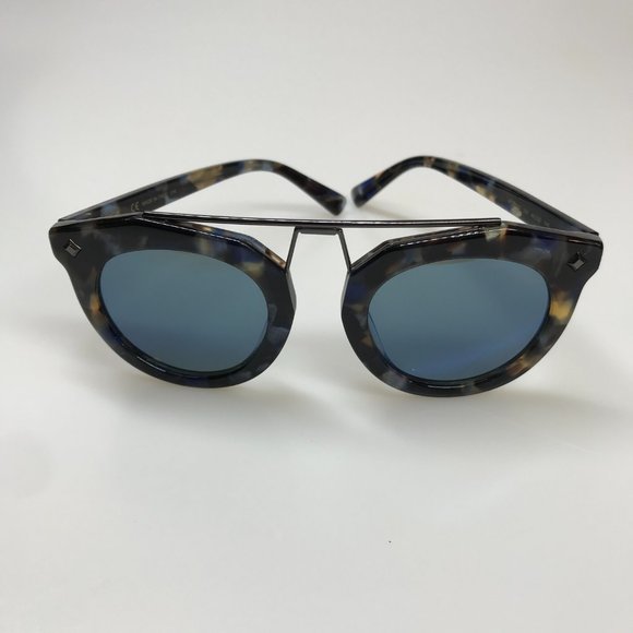 Brand New Authentic MCM 636S Unisex Sunglasses in Blue Havana - Picture 3 of 10